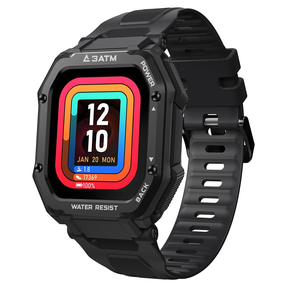 Rugged Smart Watch Waterproof Outdoor Fitness Tracker