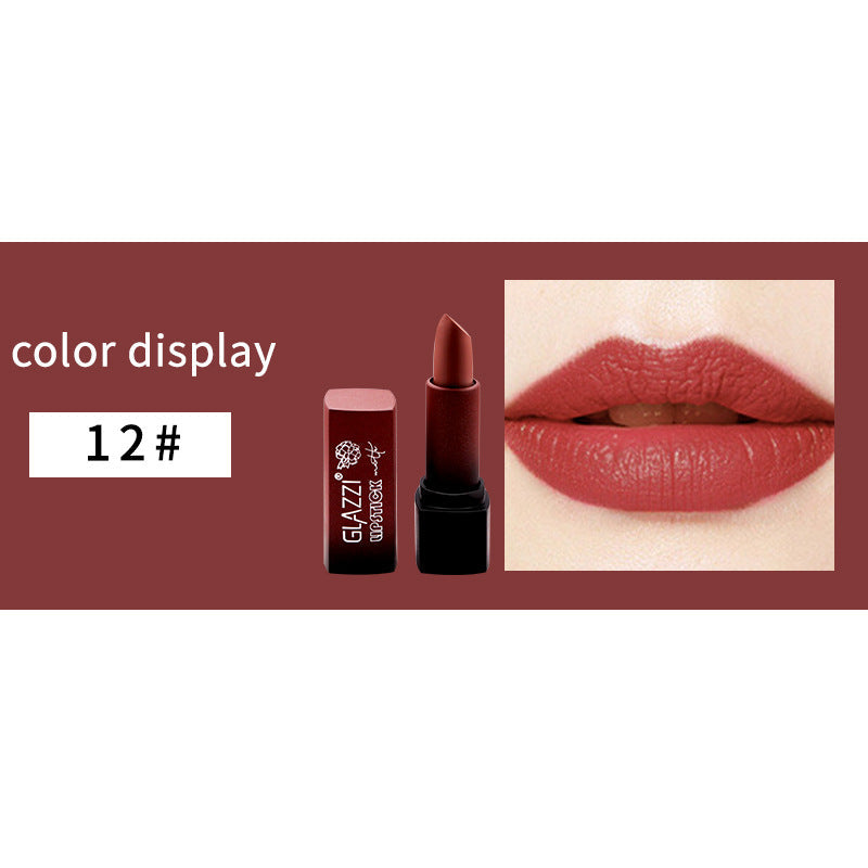 Small Square Matte Moisturizing Long Lasting Portable Lipstick