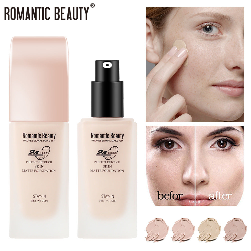 Long Lasting Oil Control Liquid Foundation 30ml