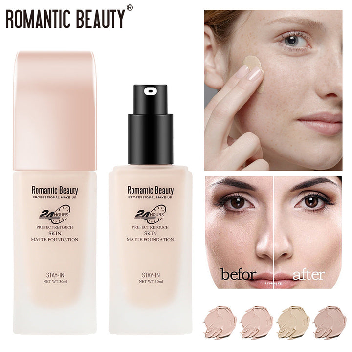 Long Lasting Oil Control Liquid Foundation 30ml
