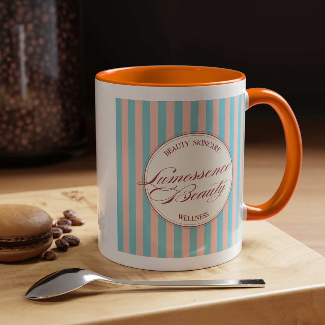 Lumessence Beauty Striped Logo - Accent Coffee Mug 11/15oz