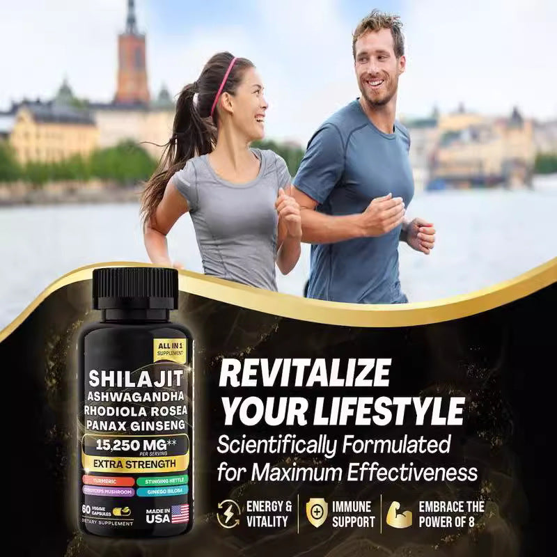 Sea Moss Shilajit Collagen Peptide 2 In 1 Capsules