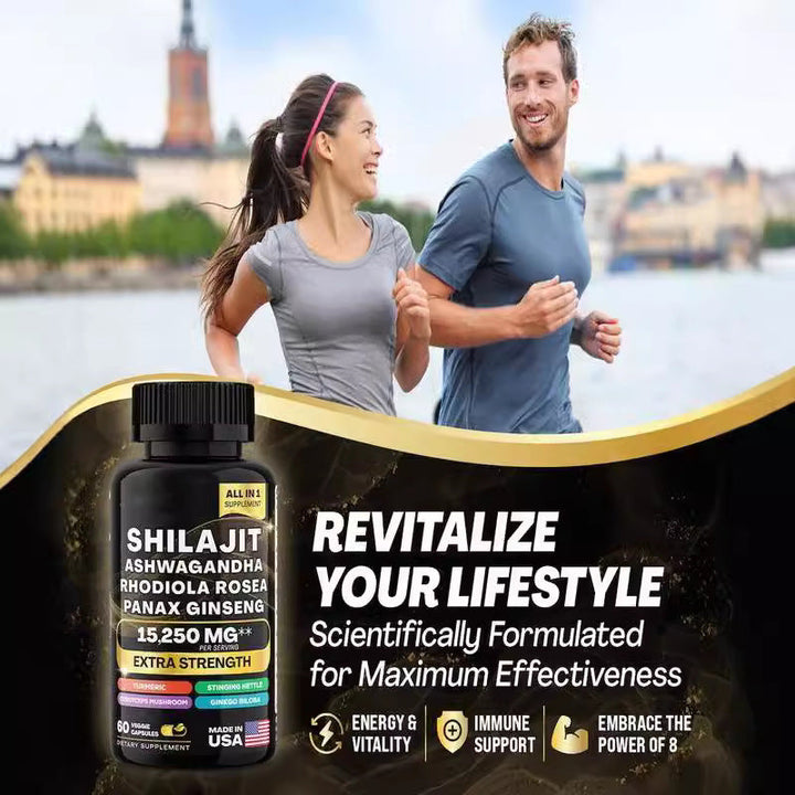 Sea Moss Shilajit Collagen Peptide 2 In 1 Capsules