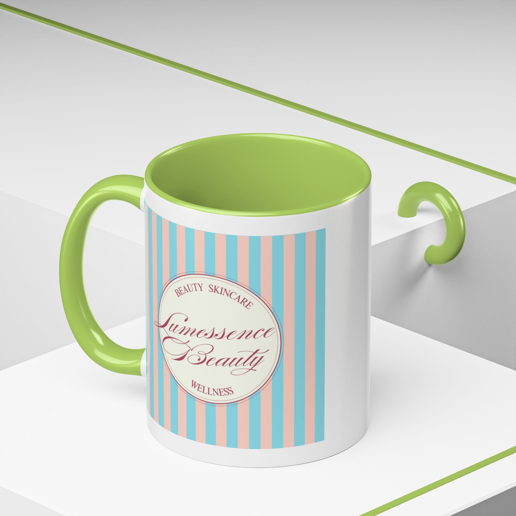 Lumessence Beauty Striped Logo - Accent Coffee Mug 11/15oz