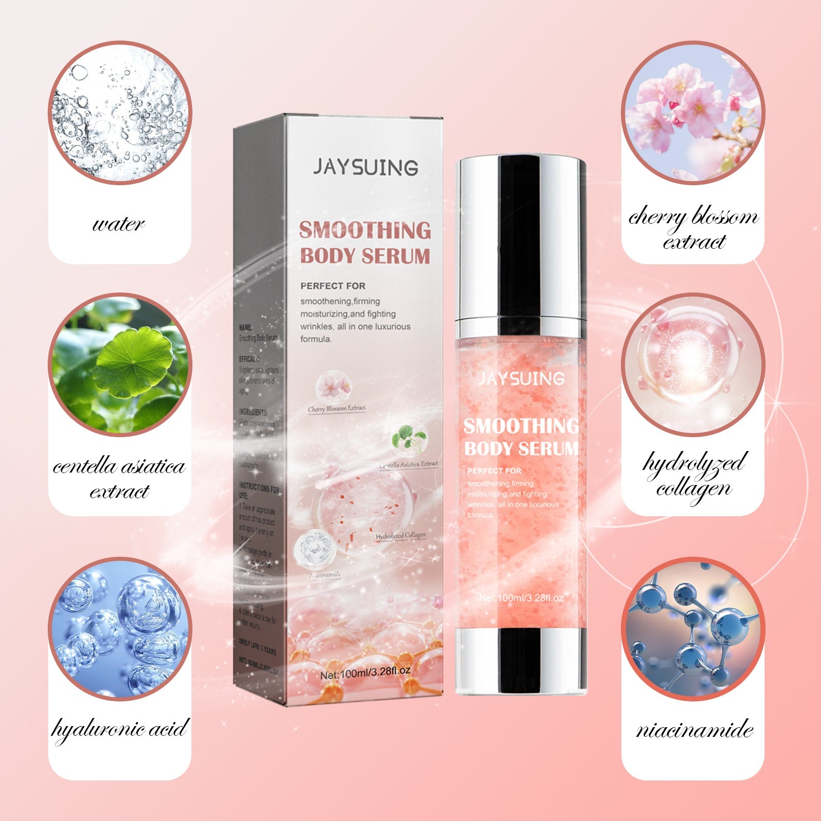 Smoothing Body Serum Moisturizing Repairing Dry Skin Treatment