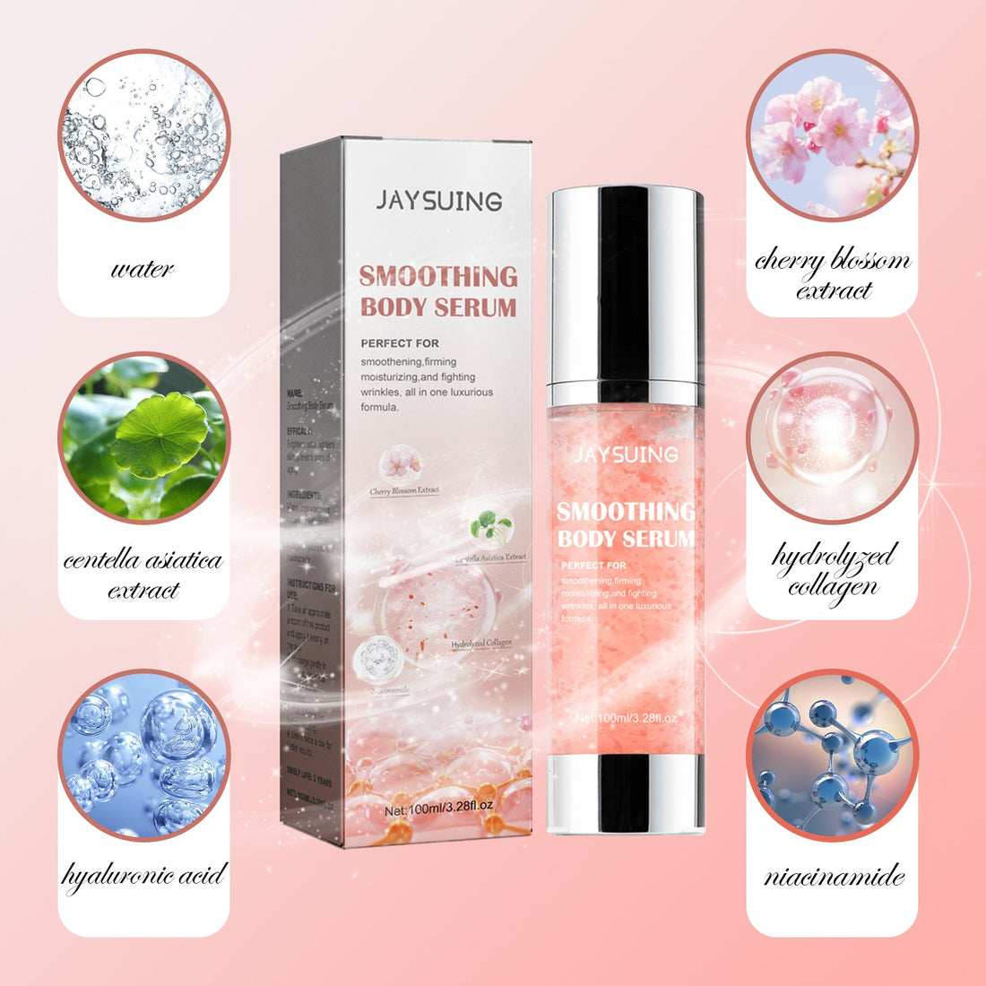 Smoothing Body Serum Moisturizing Repairing Dry Skin Treatment