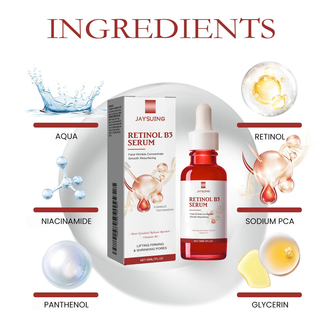 Retinol Face Essence Firming Hydrating Anti Wrinkle Serum
