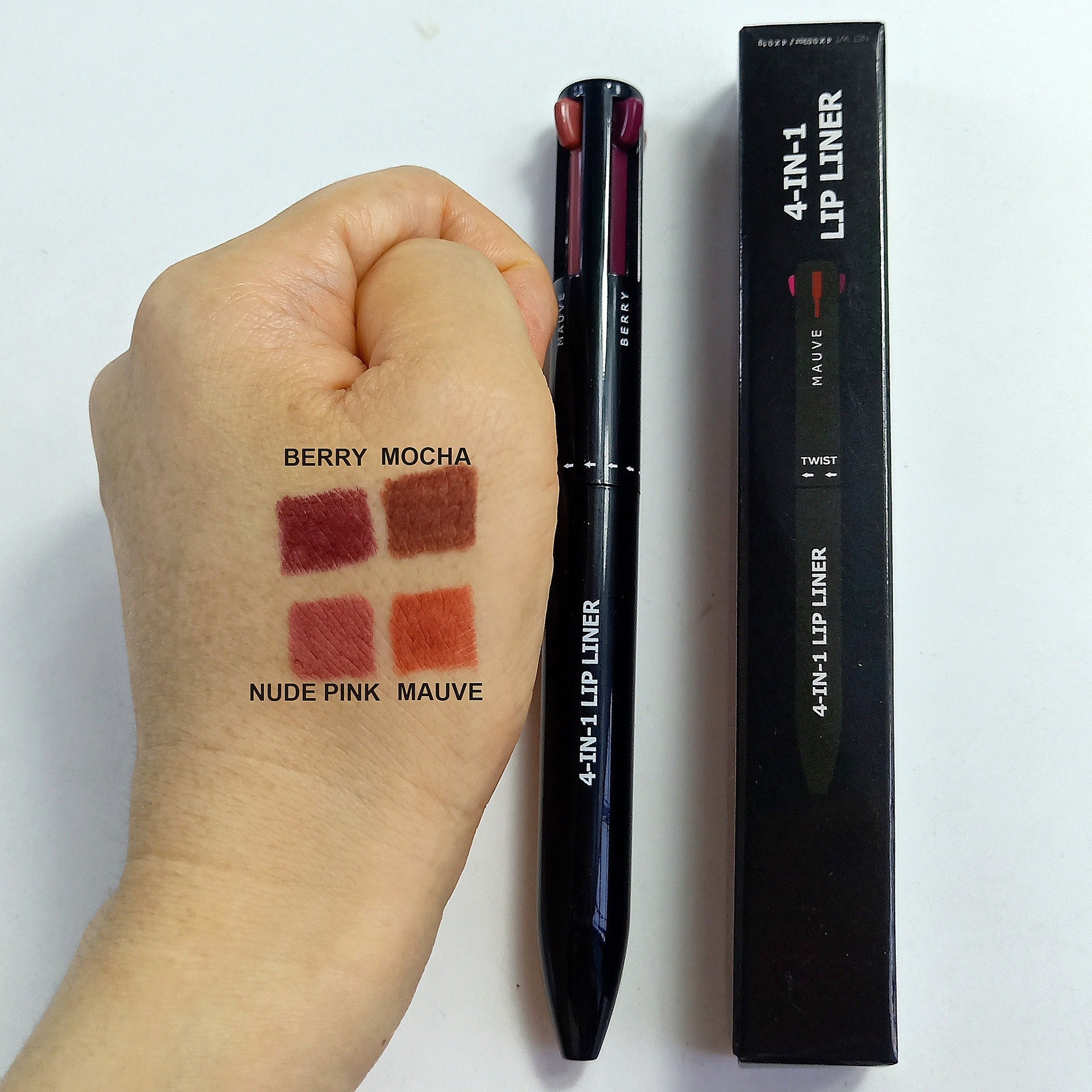 4 In 1 Makeup Pen Four Color Lip Liner