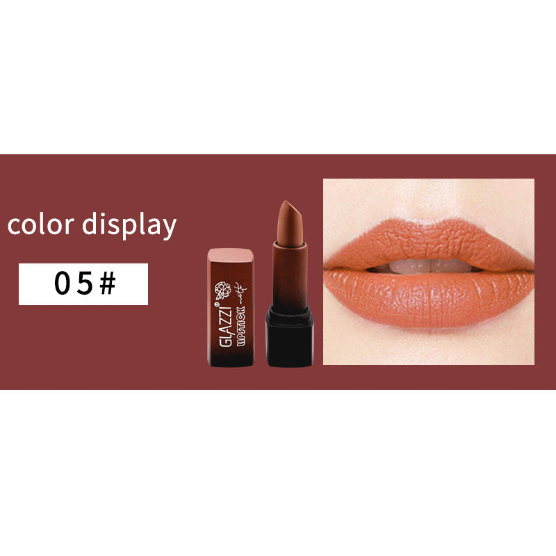Small Square Matte Moisturizing Long Lasting Portable Lipstick