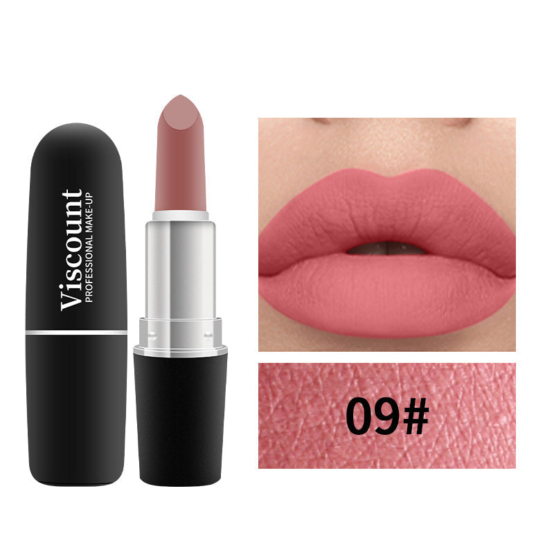 Frosted Matte Moisturizing Bullet Lipstick 12 Color Collection