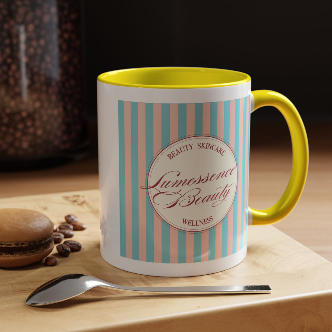 Lumessence Beauty Striped Logo - Accent Coffee Mug 11/15oz