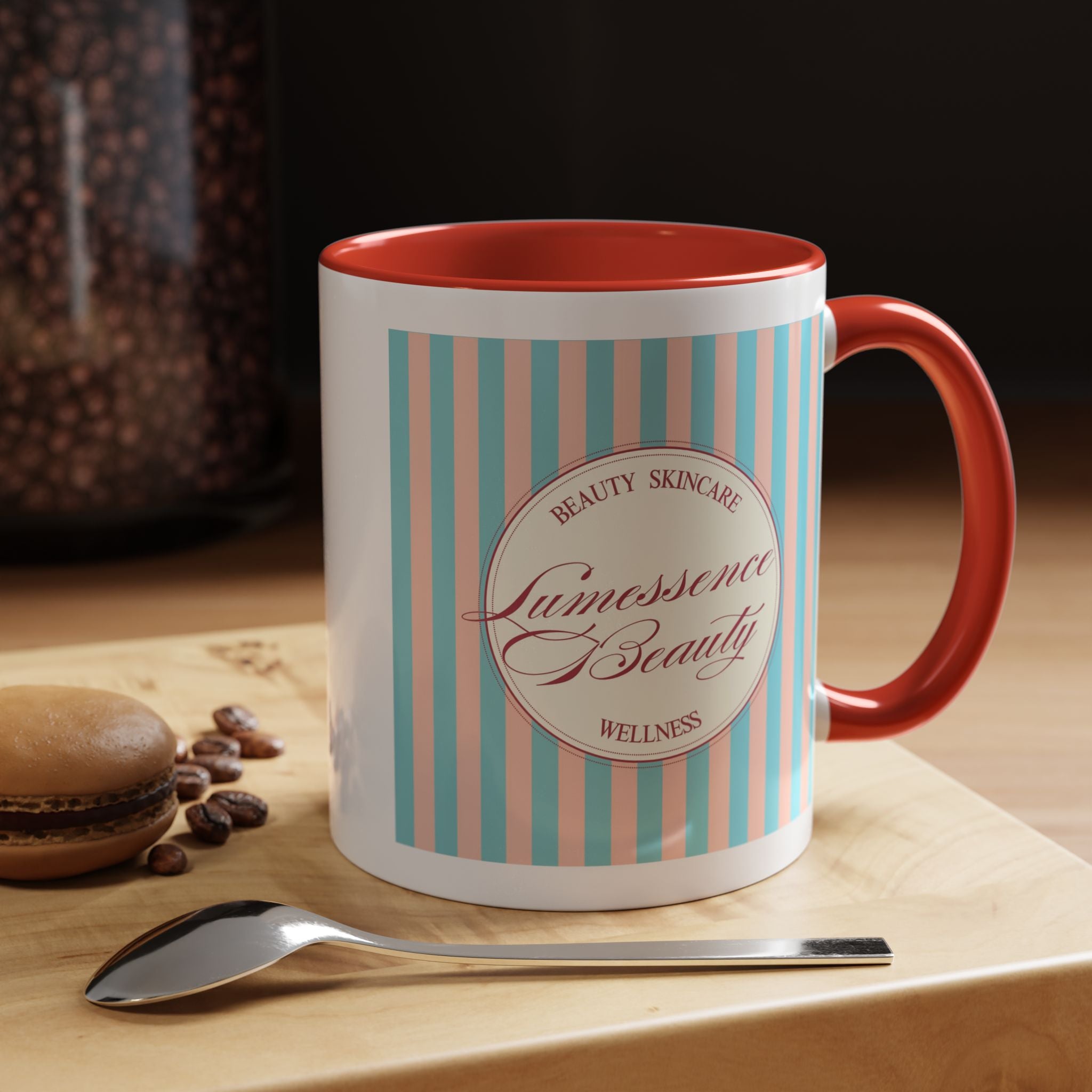 Lumessence Beauty Striped Logo - Accent Coffee Mug 11/15oz
