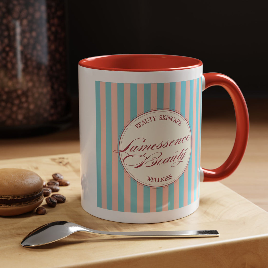 Lumessence Beauty Striped Logo - Accent Coffee Mug 11/15oz