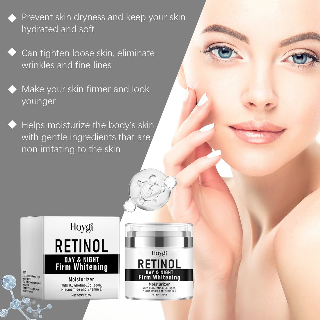 Pure Facial Moisturizer Nourishing Hydrating Daily Care Cream
