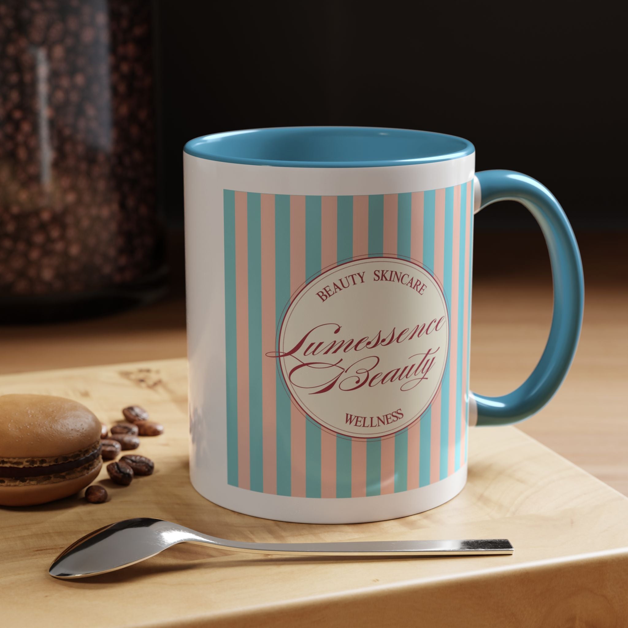 Lumessence Beauty Striped Logo - Accent Coffee Mug 11/15oz