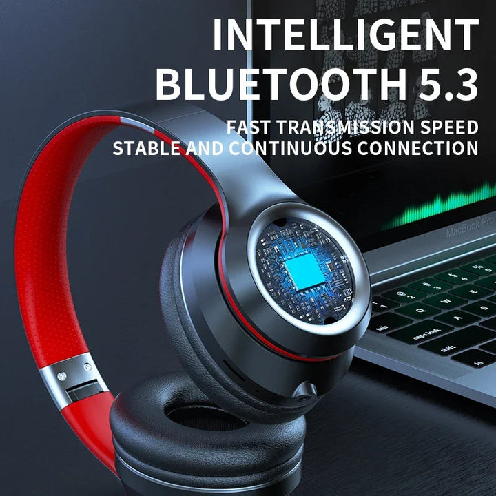 Wireless Headphones Heavy Bass Long Battery Earphones