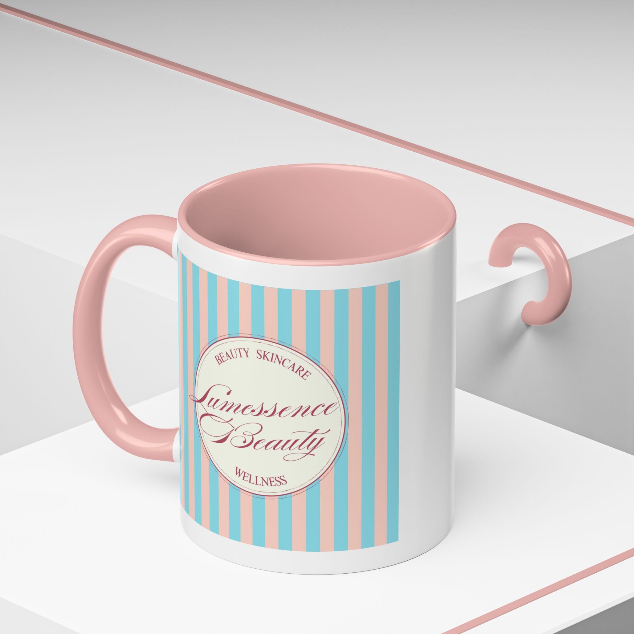 Lumessence Beauty Striped Logo - Accent Coffee Mug 11/15oz