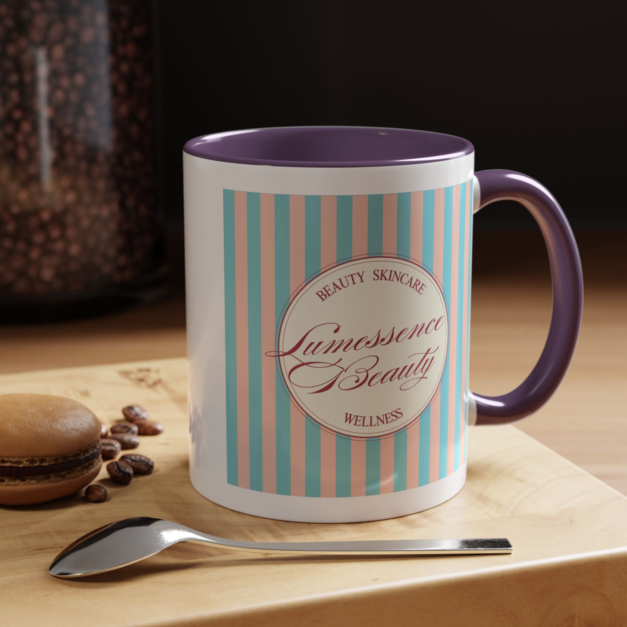 Lumessence Beauty Striped Logo - Accent Coffee Mug 11/15oz