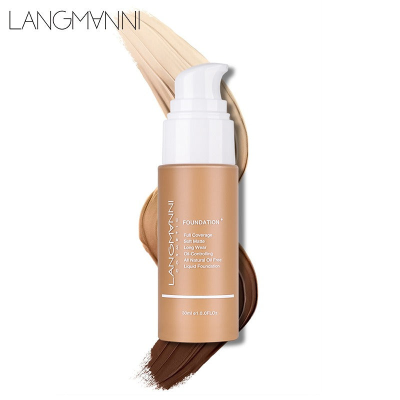 Matte Makeup Foundation Oil Control Concealer Liquid Foundation Cream