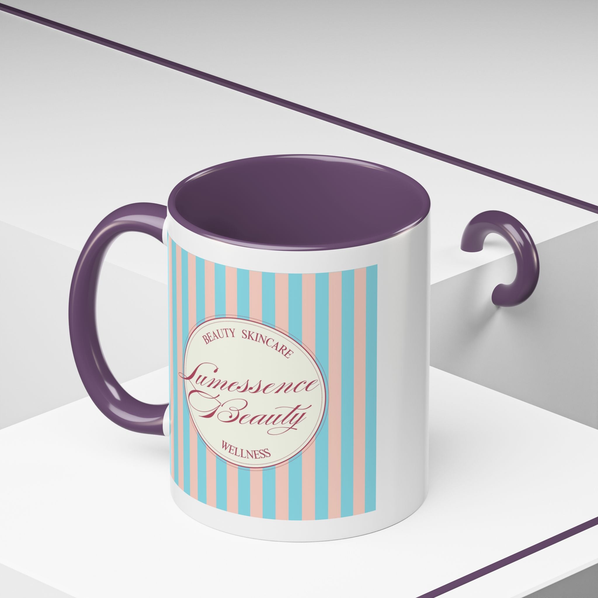 Lumessence Beauty Striped Logo - Accent Coffee Mug 11/15oz
