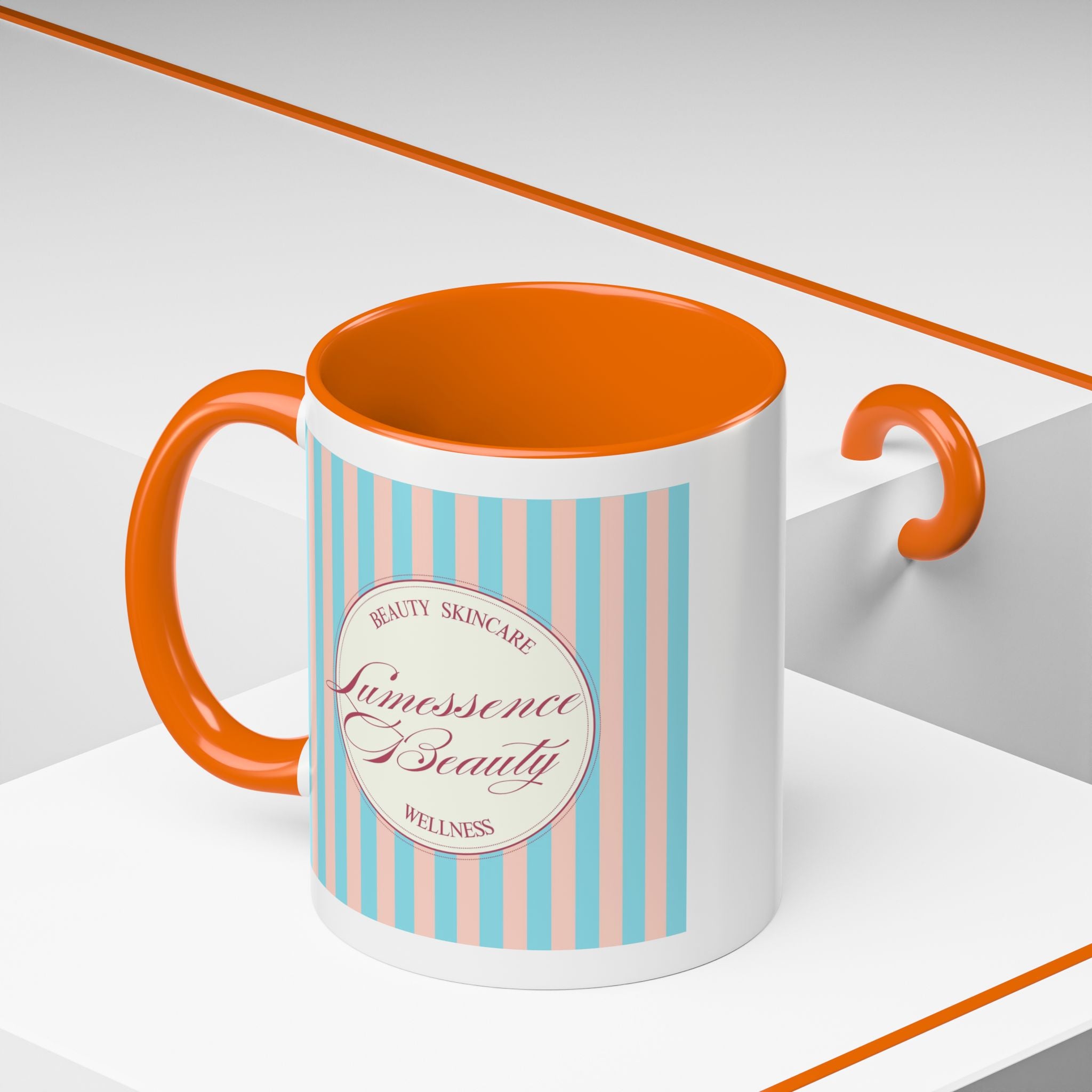 Lumessence Beauty Striped Logo - Accent Coffee Mug 11/15oz