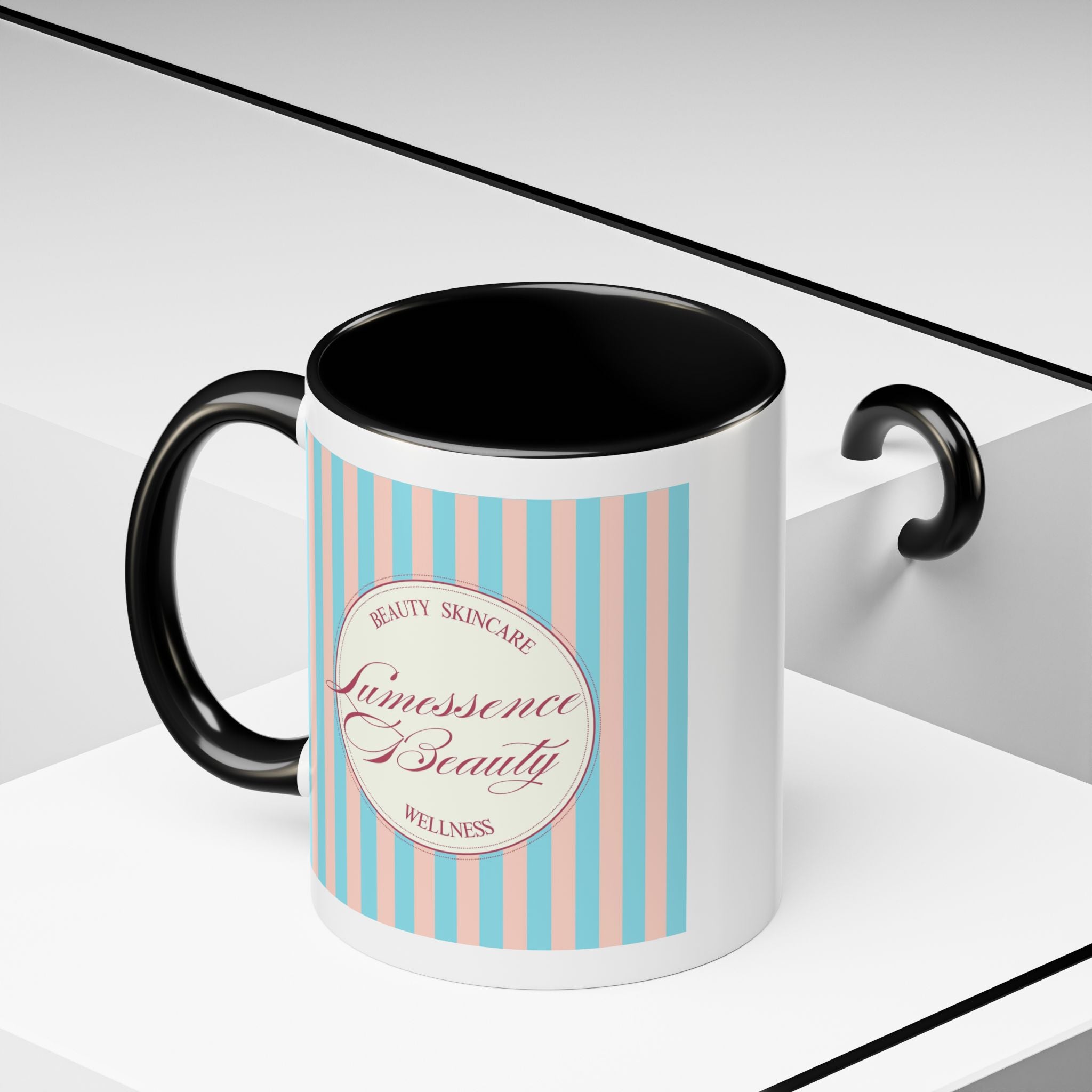 Lumessence Beauty Striped Logo - Accent Coffee Mug 11/15oz