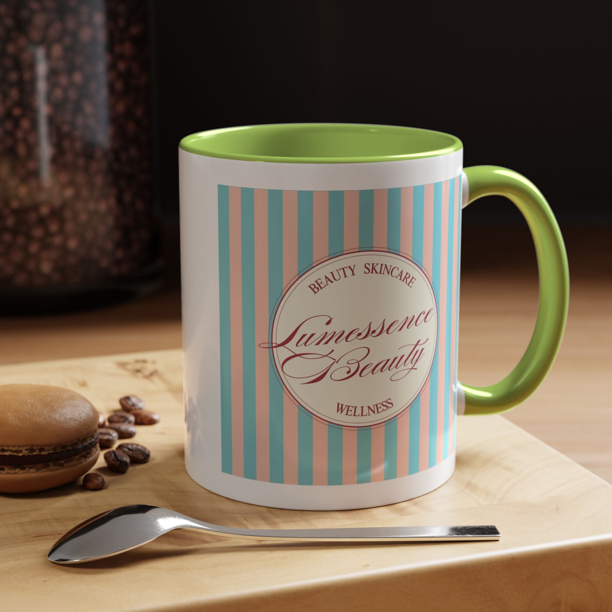 Lumessence Beauty Striped Logo - Accent Coffee Mug 11/15oz