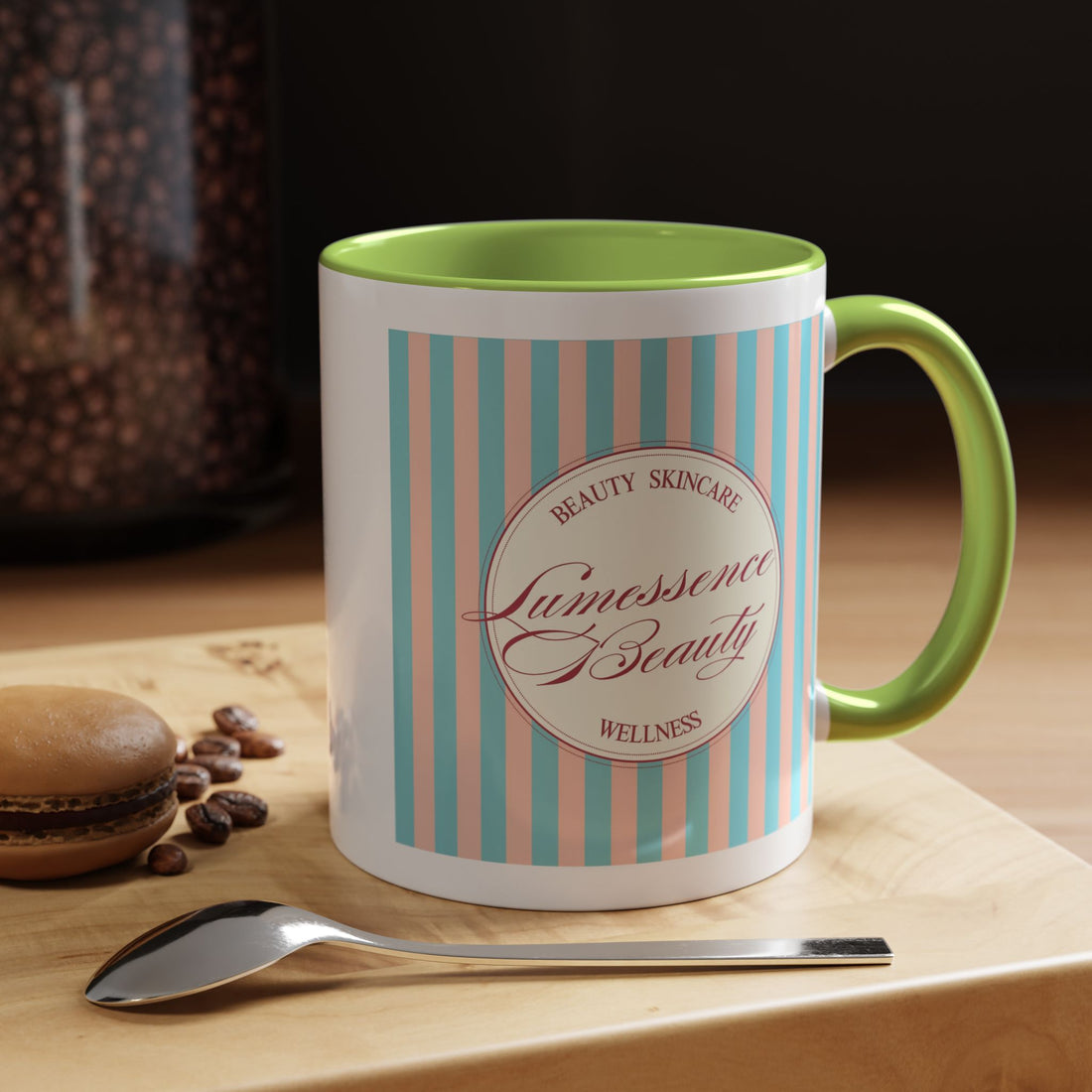 Lumessence Beauty Striped Logo - Accent Coffee Mug 11/15oz