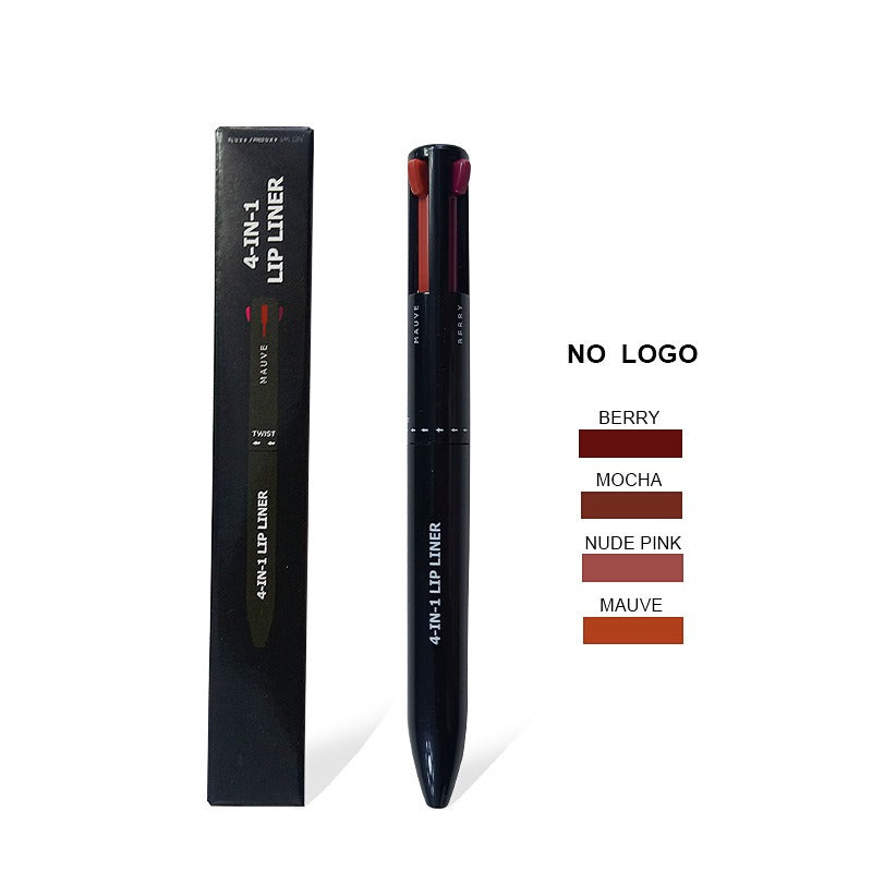 4 In 1 Makeup Pen Four Color Lip Liner