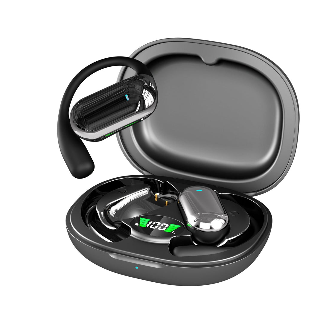 Open Ear Wireless Bluetooth Sports Earphones Noise Cancelling