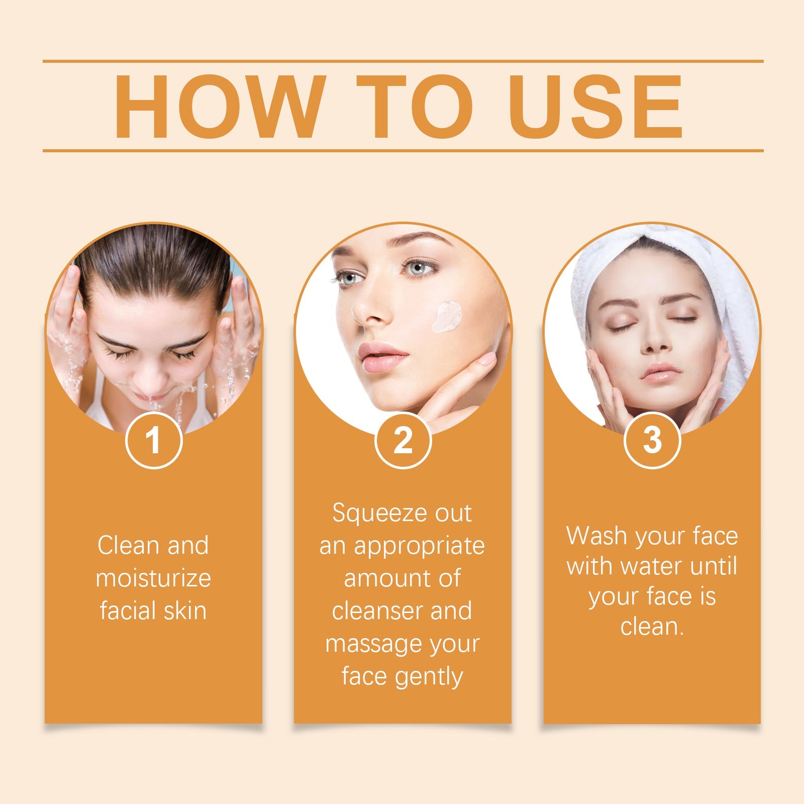 Papaya Facial Cleanser Deep Cleansing Moisturizing Face Wash