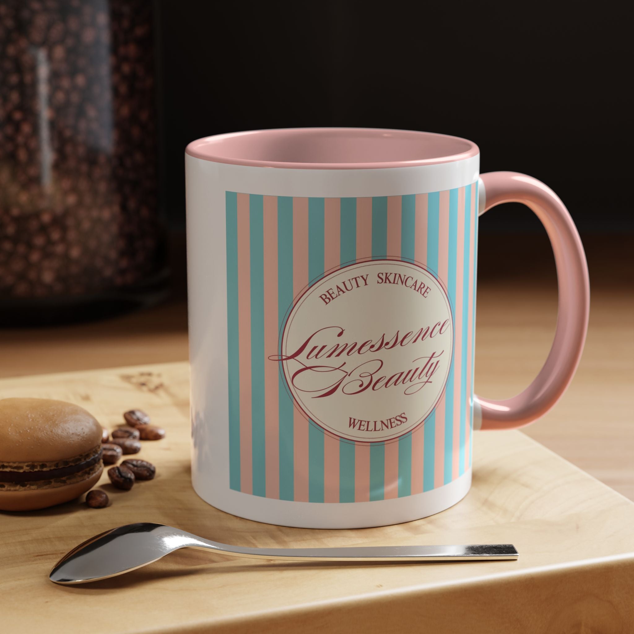 Lumessence Beauty Striped Logo - Accent Coffee Mug 11/15oz