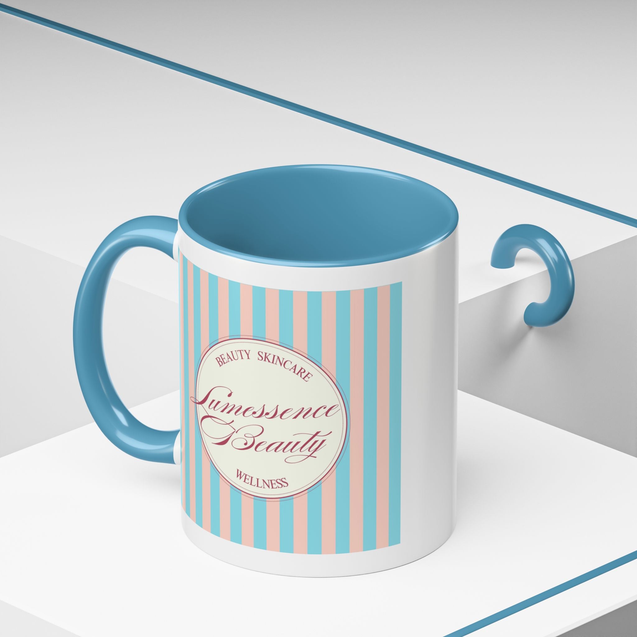 Lumessence Beauty Striped Logo - Accent Coffee Mug 11/15oz