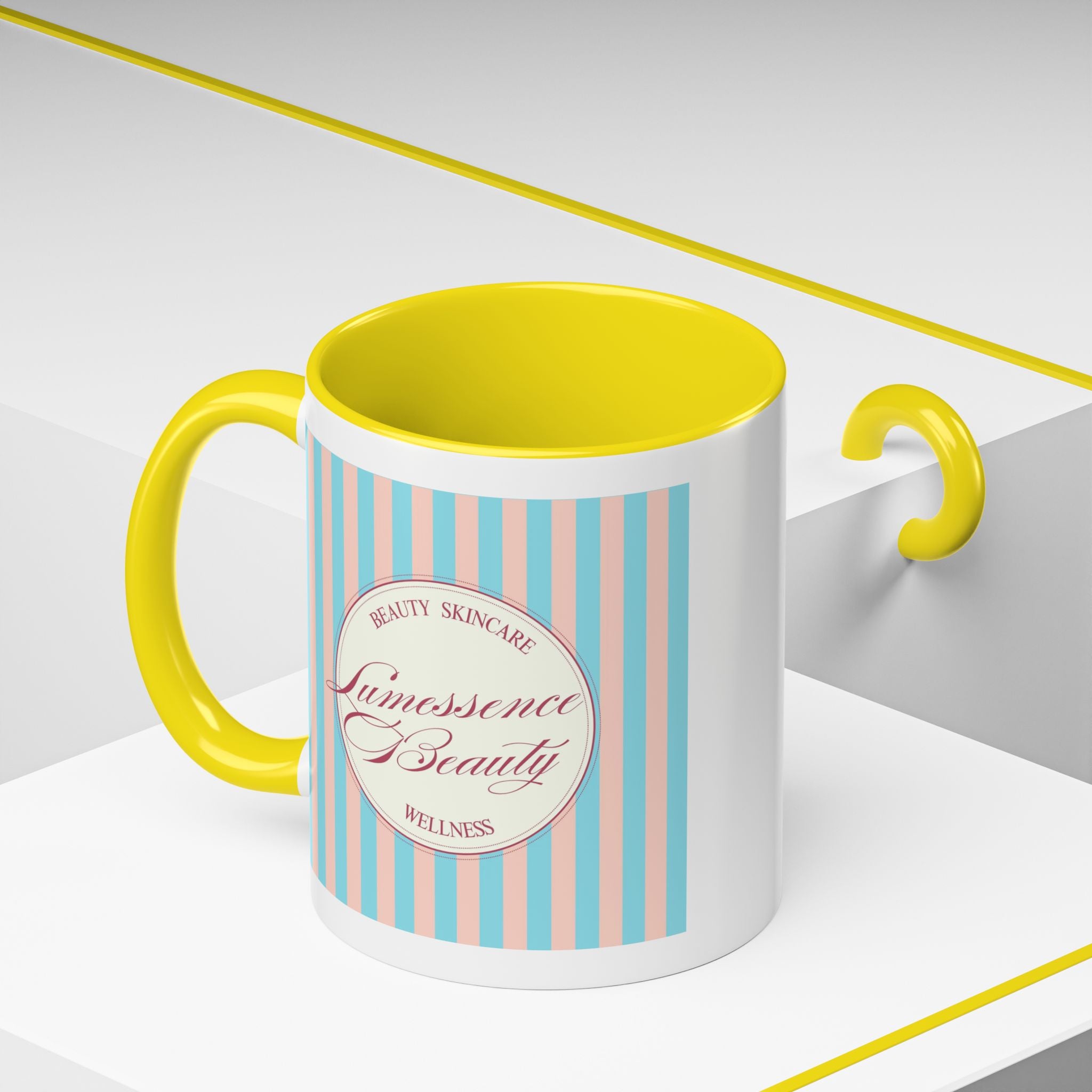 Lumessence Beauty Striped Logo - Accent Coffee Mug 11/15oz