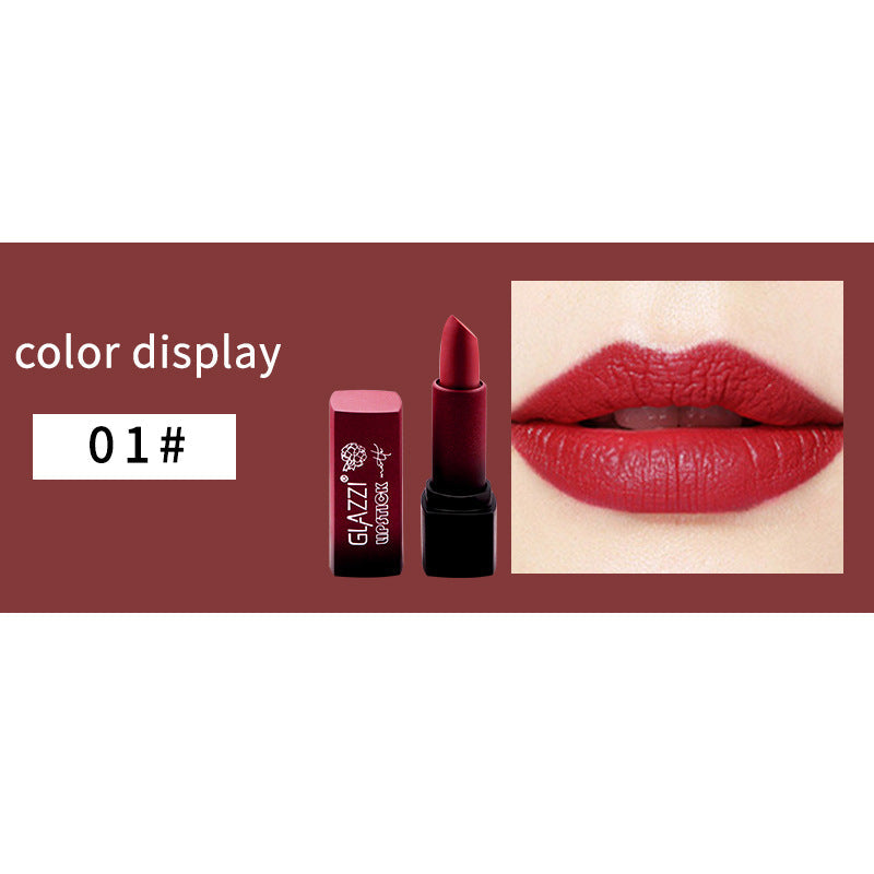 Small Square Matte Moisturizing Long Lasting Portable Lipstick