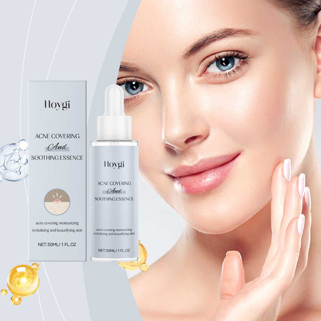 Acne Soothing Serum Hydrating Moisturizing Facial Skin Care Solution