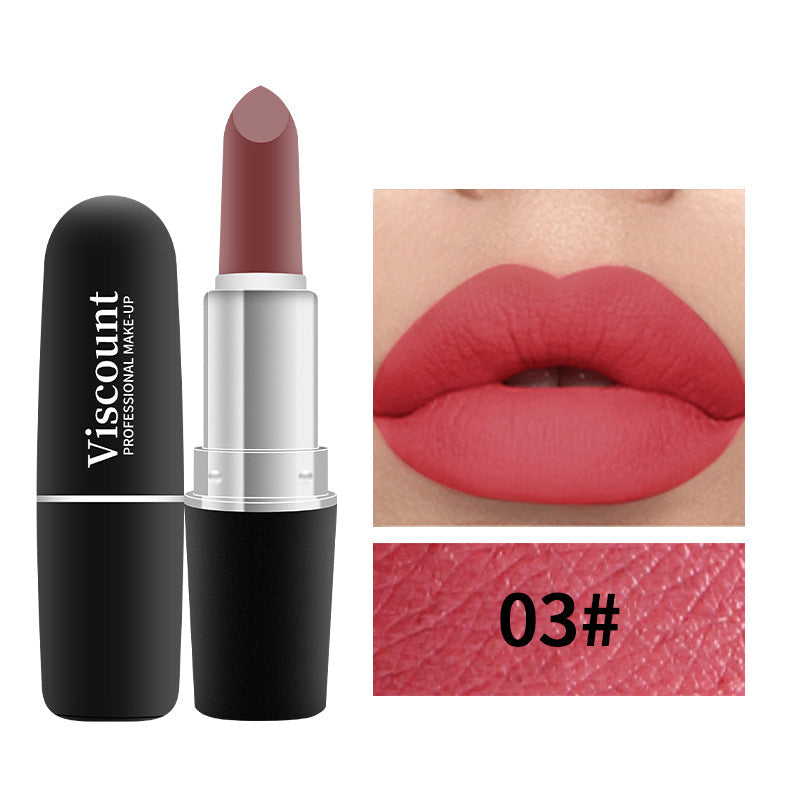 Frosted Matte Moisturizing Bullet Lipstick 12 Color Collection