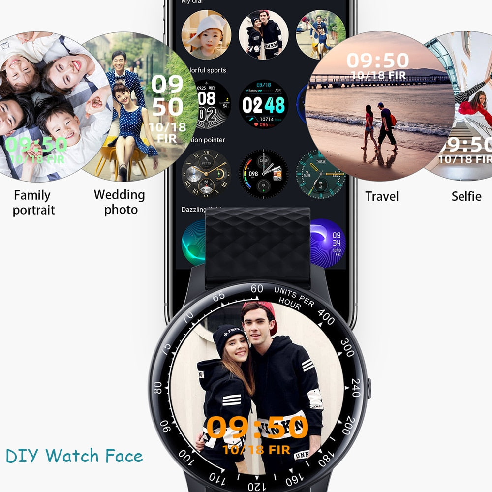 Smart Watch Fitness Tracker Heart Rate Monitor Android iOS
