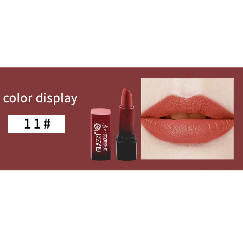 Small Square Matte Moisturizing Long Lasting Portable Lipstick