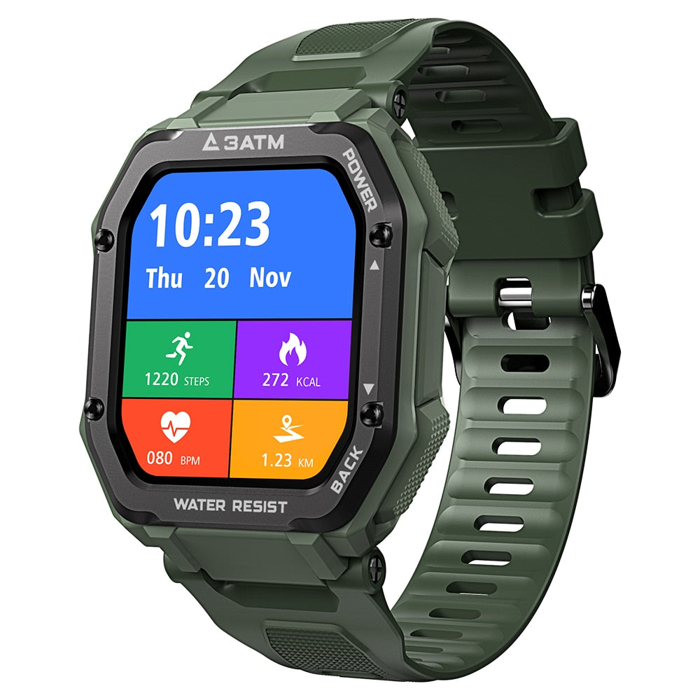 Rugged Smart Watch Waterproof Outdoor Fitness Tracker