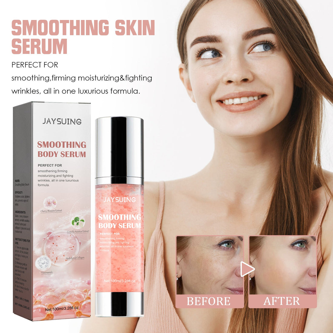 Smoothing Body Serum Moisturizing Repairing Dry Skin Treatment