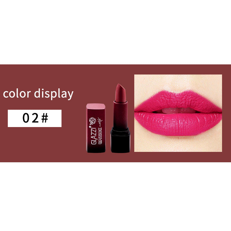 Small Square Matte Moisturizing Long Lasting Portable Lipstick