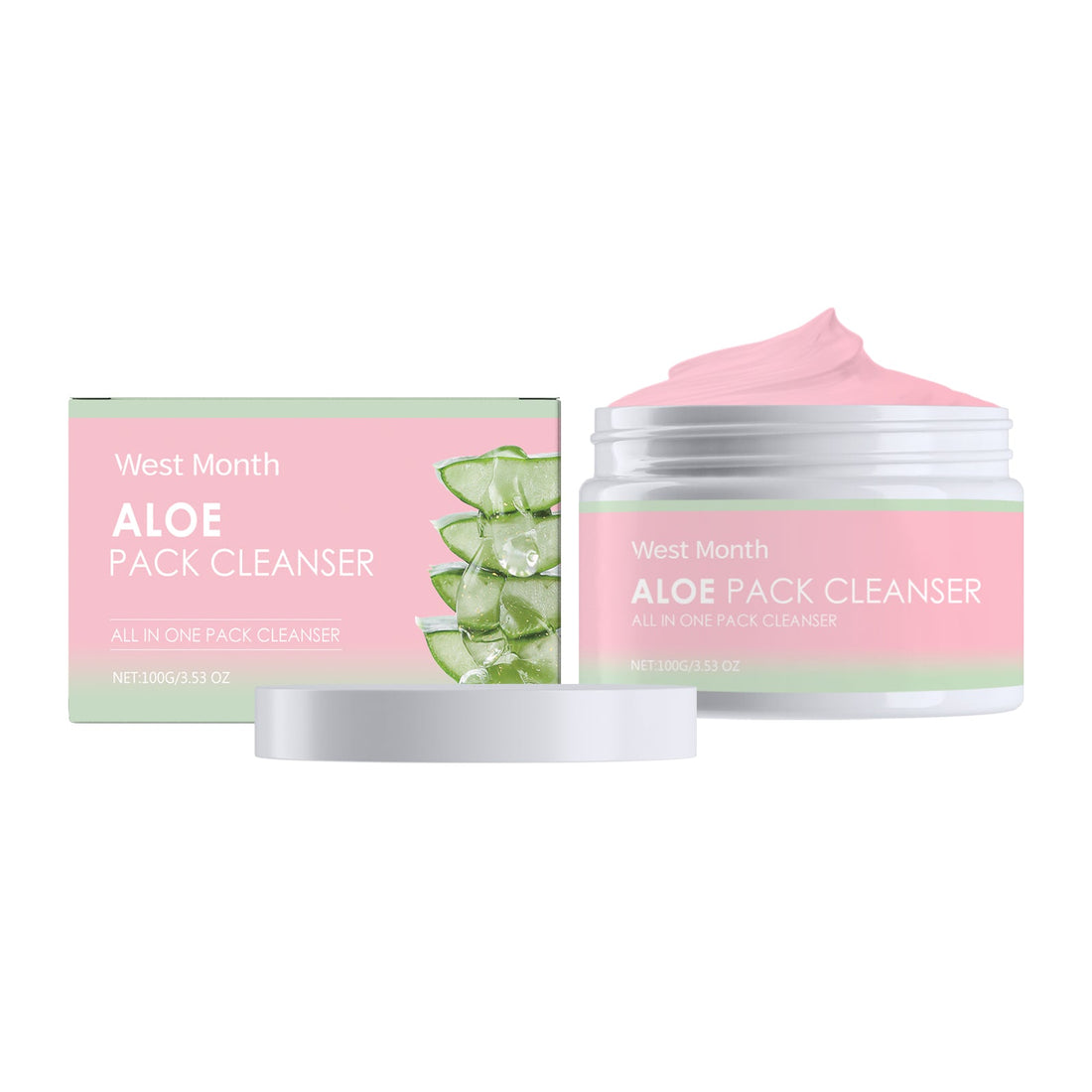 Aloe Soothing Cleanser Gentle Exfoliating Hydrating Face Wash