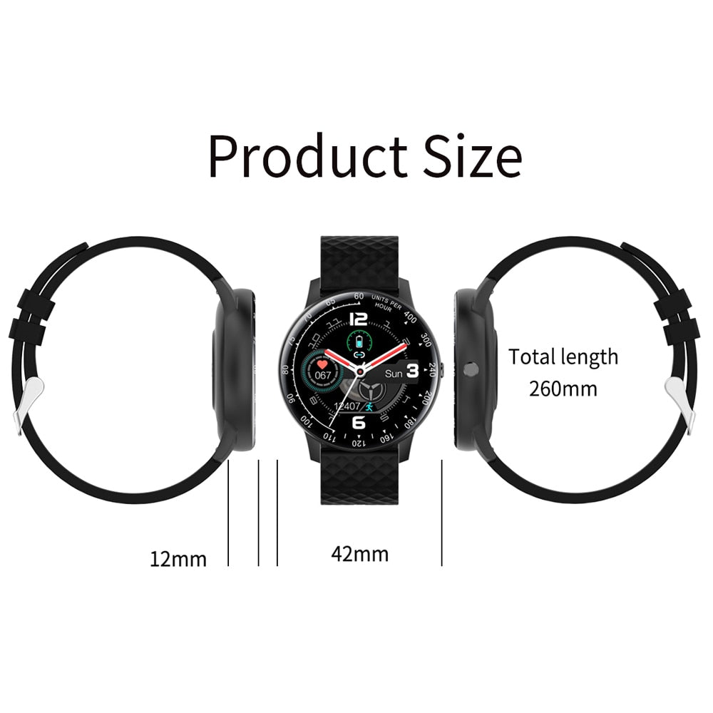 Smart Watch Fitness Tracker Heart Rate Monitor Android iOS