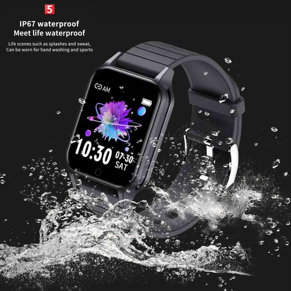 Smart Watch Body Temperature Heart Rate Tracker