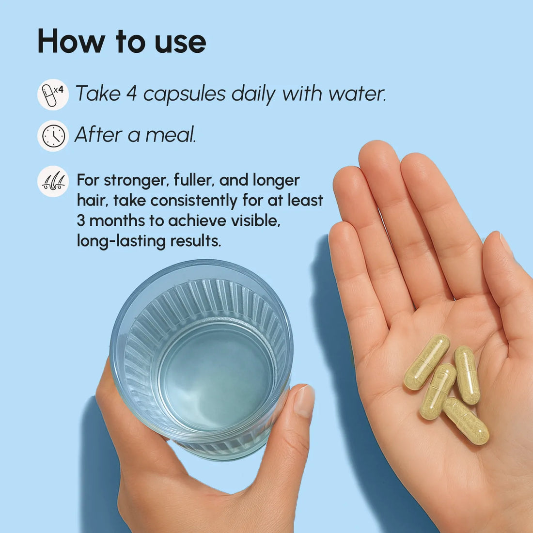 Collagen Hair Growth Complex Dietary Supplement Formula