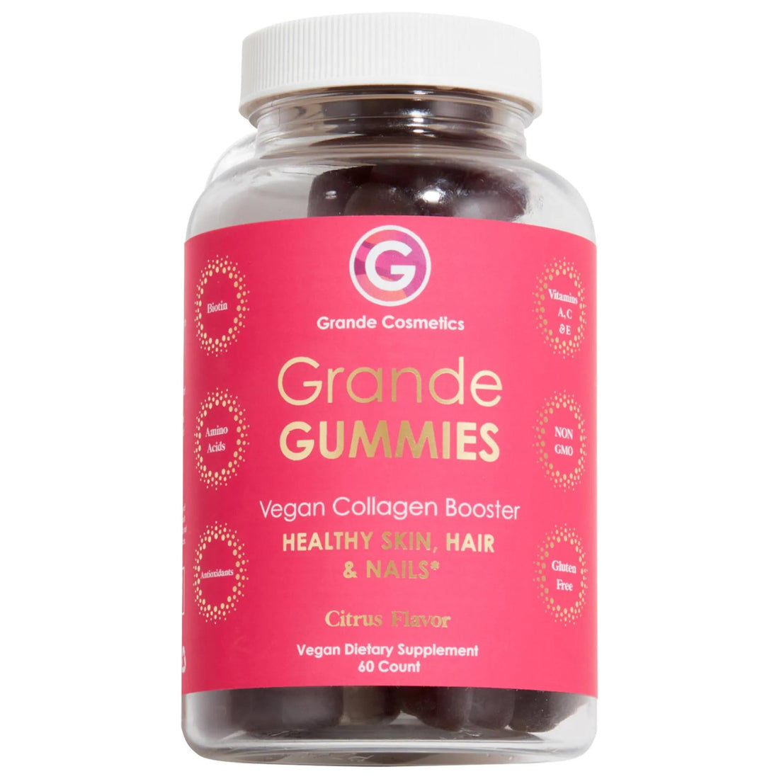 Vegan Collagen Booster Hair Skin Nail Gummies