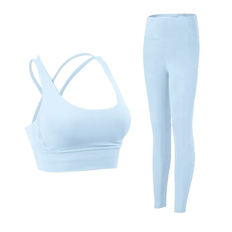 Women's Comfortable Supportive Fitness Suit Workout Activewear Set