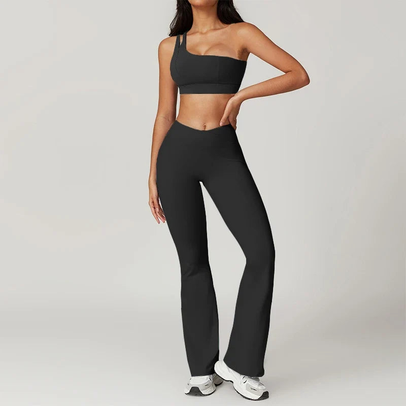 Women's Push Up Tracksuit Workout Sportswear Tights Set