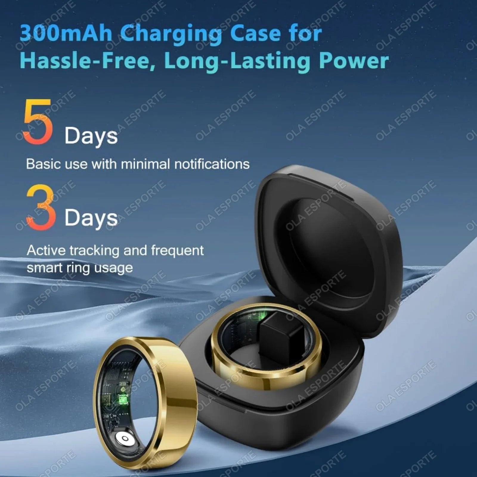 2026 Smart Ring Heart Rate Sleep Monitoring Waterproof